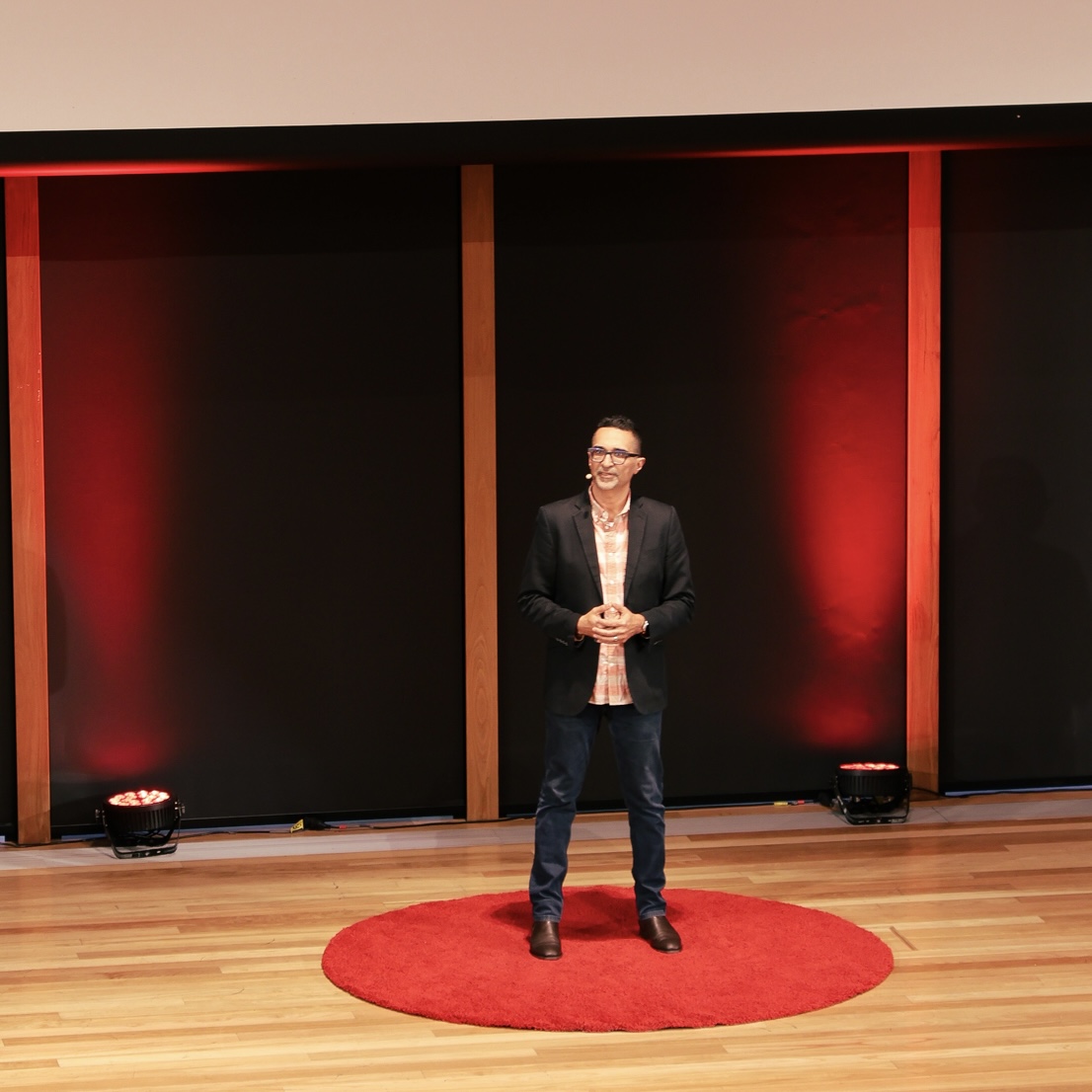 Vikesh Anand on the TEDx stage